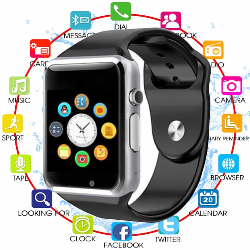 ساعة ذكية تقبل شريحة Sim لإجراء وتلقي المكالمات -montre Intelligente Bluetooth Pour recevoir des appels Montre téléphone -Carte Sim