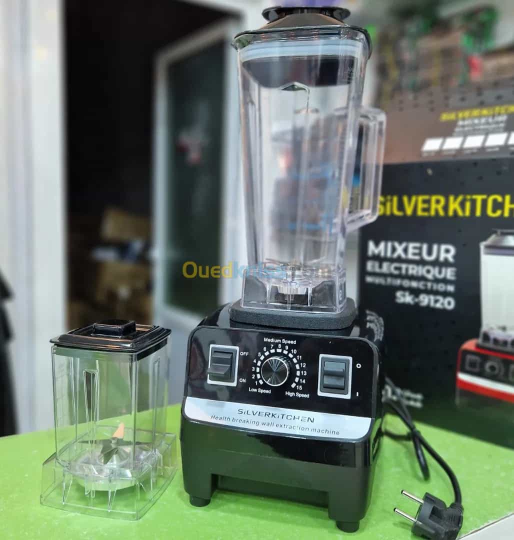 خلاط كهربائي سريع وشديد التحمل من الفولاذ المقاوم للصدأ عالي الجودة Blender  2200W 2L