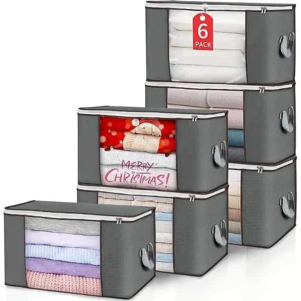 6pièce Sac De Rangement Pour Vêtements Repliable