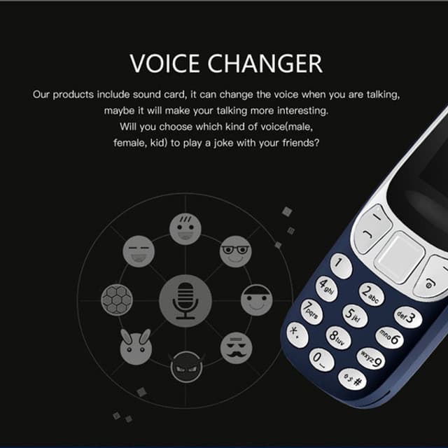 Thumbnail for أصغر موبايل في العالم بشريحتين و بطاقة ذاكرة-mini mobile téléphone avec bluetooth-double SIM