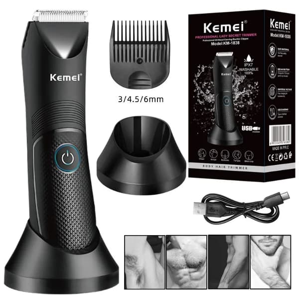 Thumbnail for  Kemei-Tondeuse à cheveux électrique - rasoir étanche